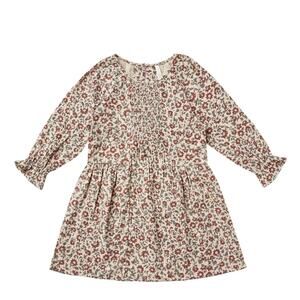 Rylee + Cru Floral Long Sleeve Muslin Cotton Sadie Dress Girls Size 8-9Y